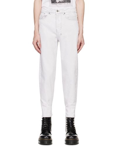 Ksubi Gray Bullet Habits Jeans - White