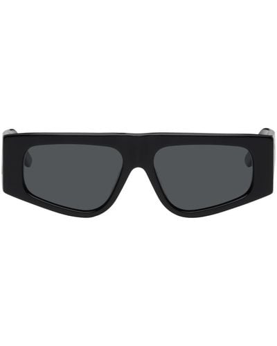 Filippa K Black Angled Sunglasses