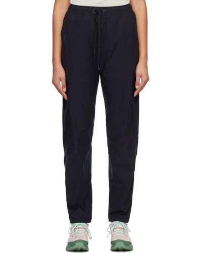 On Shoes Panelled Track Trousers - Blue