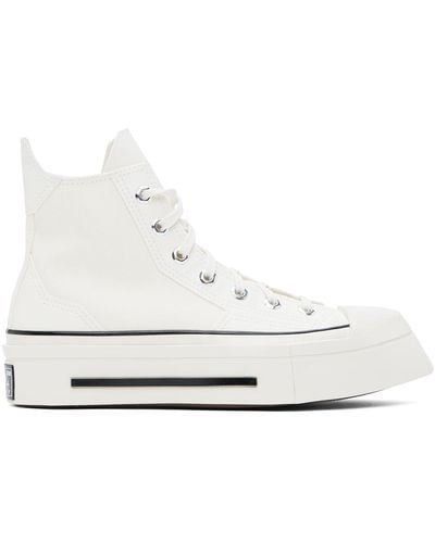 Converse White Chuck 70 De Luxe Squared High Top Sneakers - Black