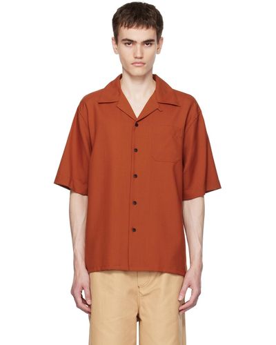 Marni Patch Shirt - Orange