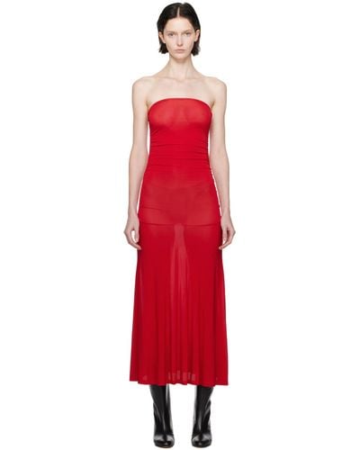 Paloma Wool Moebius Midi Dress - Red