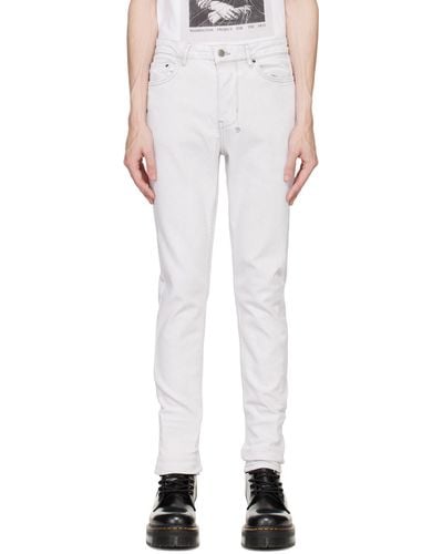 Ksubi Grey Chitch Habits Jeans - White
