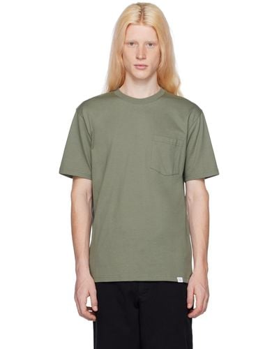 Norse Projects ーン Johannes Tシャツ - グリーン