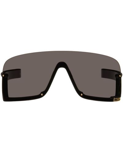 Gucci Black Shield Sunglasses