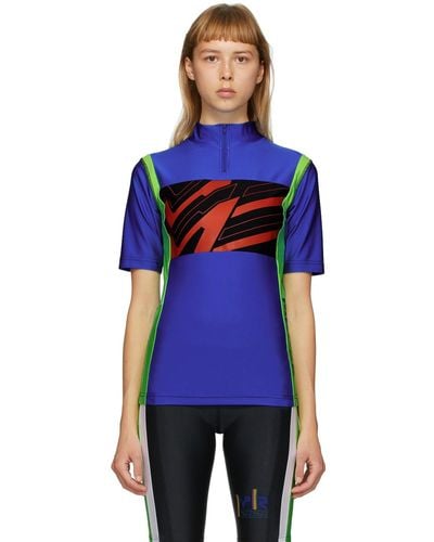 Martine Rose Ssense Exclusive Cycling T-shirt - Blue