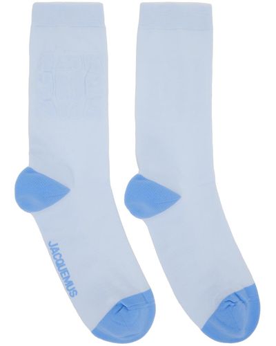 Jacquemus Blue 'les Chaussettes Banho' Socks