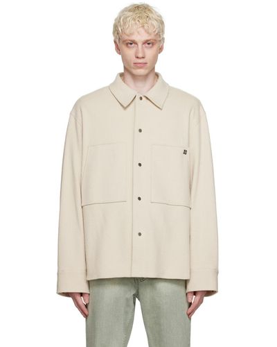 WOOYOUNGMI Off-white Pocket Shirt - Natural