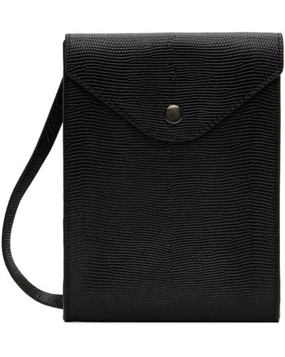 Lemaire Enveloppe Strap Shoulder Bag - Black