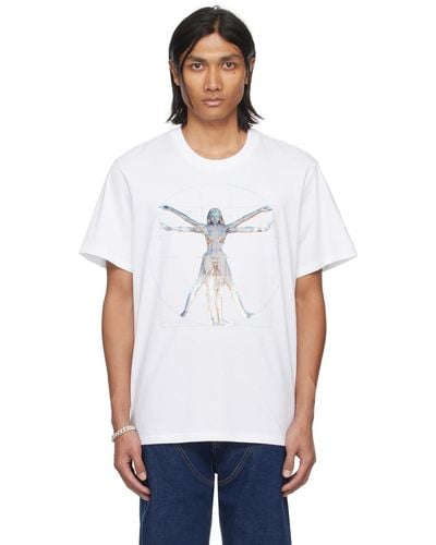 Stella McCartney White Vitruvian Woman T-shirt