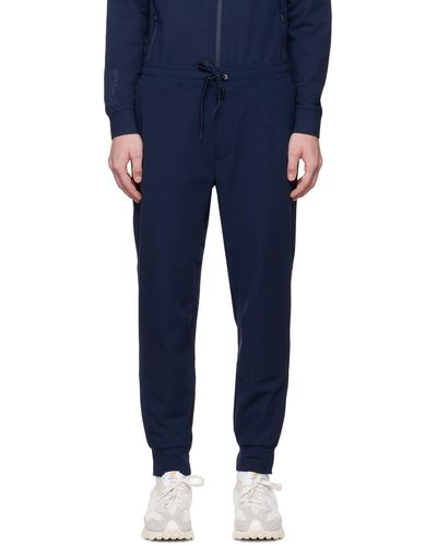 RLX Ralph Lauren Pantalon de détente bleu marine à évacuation de l'humidité