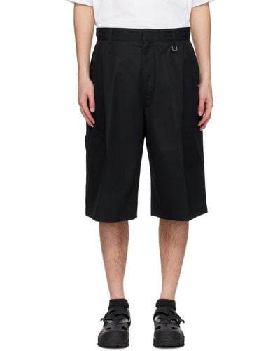WOOYOUNGMI One-Tuck Shorts - Black