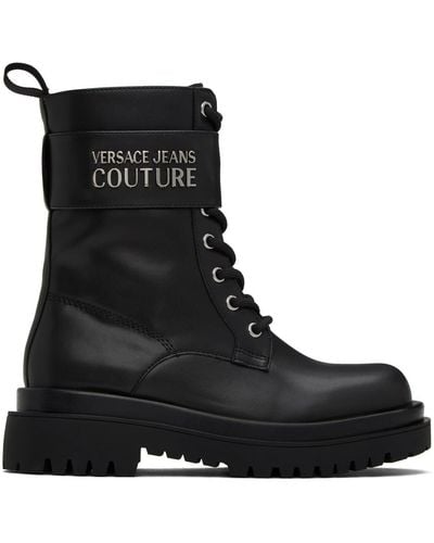 Versace Jeans Couture Black Drew Boots