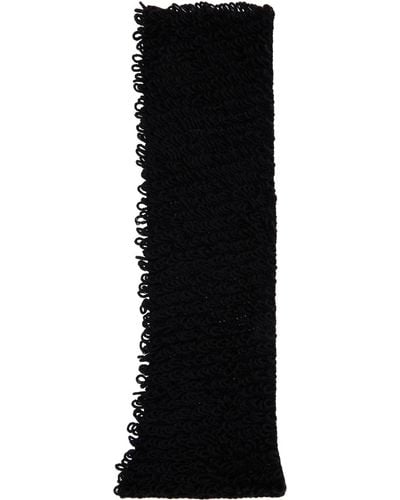 Ernest W. Baker Loop Knit Scarf - Black