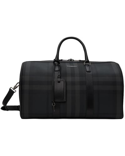 Burberry Black Faux-leather Duffle Bag