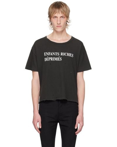 Enfants Riches Deprimes クラシックロゴ Tシャツ - ブラック