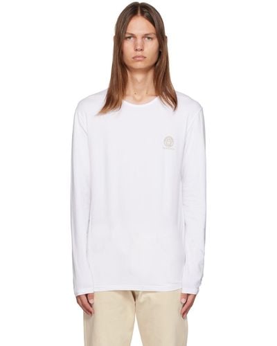 Versace White Medusa Long Sleeve T-shirt