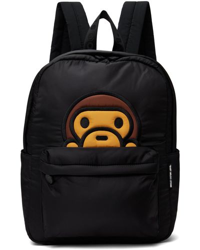 A Bathing Ape Baby Milo Medium Backpack - Black