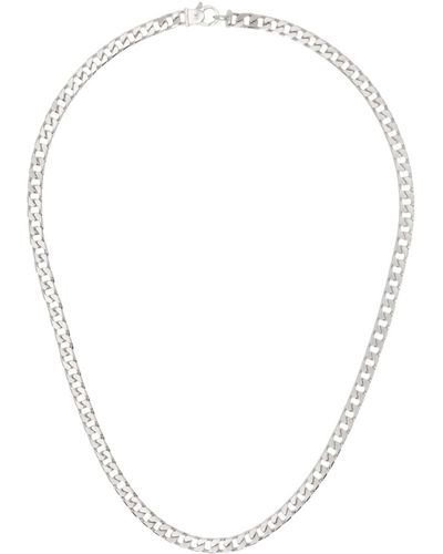 Tom Wood Frankie Chain Necklace - White