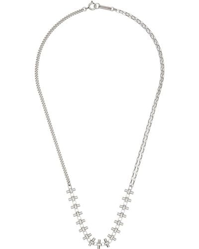 Isabel Marant Silver Nice Day Necklace - White