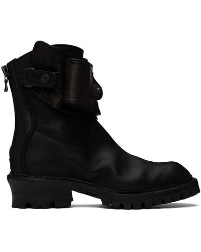 Julius Engineer Boots - Black