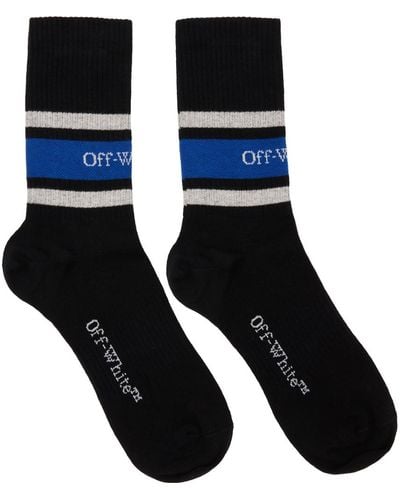 Off-White c/o Virgil Abloh Black Striped Socks