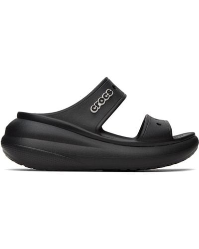 Crocs™ Classic Tie Dye Graphic Sandal - Black