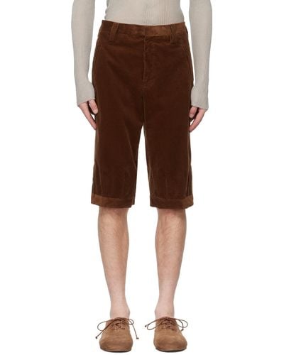 Rier Tan Knickerbocker Shorts - Brown