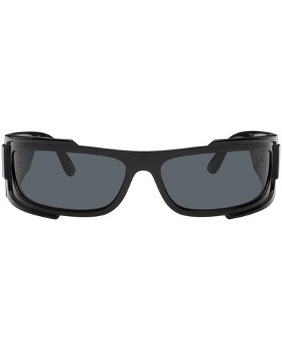 Versace Black Medusa biggie Shield Sunglasses