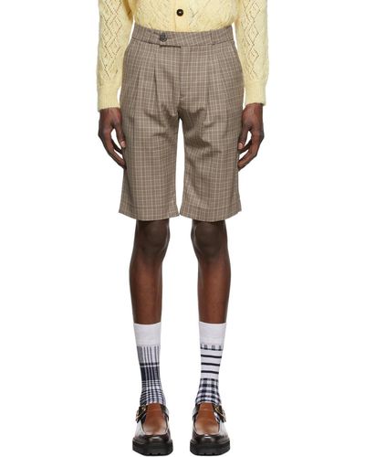 Ernest W. Baker Check Shorts - Multicolour