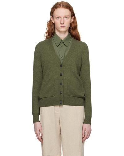 A.P.C. . Green Louise Cardigan
