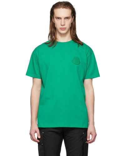 Moncler Genius ーン ロゴ Tシャツ - グリーン