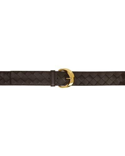 Bottega Veneta Essential Twist Belt - Black