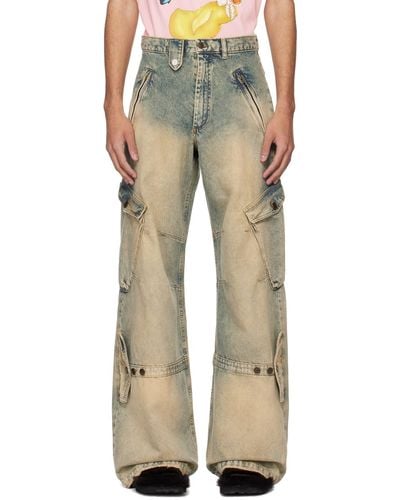 Egonlab Cargo Pocket Jeans - Multicolour