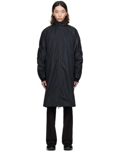 WOOYOUNGMI Black Ruched Coat