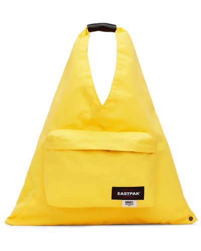 MM6 by Maison Martin Margiela Yellow Eastpak Edition Japanese Tote Bag