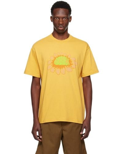Carhartt Pixel Flower Tシャツ - オレンジ