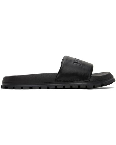 Marc Jacobs The Leather Slide サンダル - ブラック