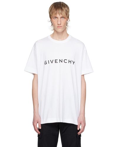 Givenchy T-shirt surdimensionné blanc