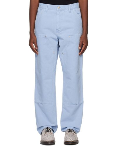 Carhartt Blue Double Knee Pants