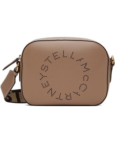 Stella McCartney Taupe Logo Camera Bag - Multicolour