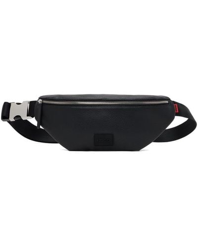 HUGO Faux-leather Belt Bag - Black