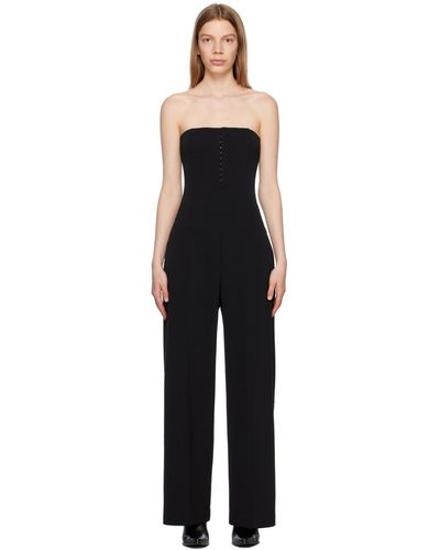 Acne Studios Corset Jumpsuit - Black