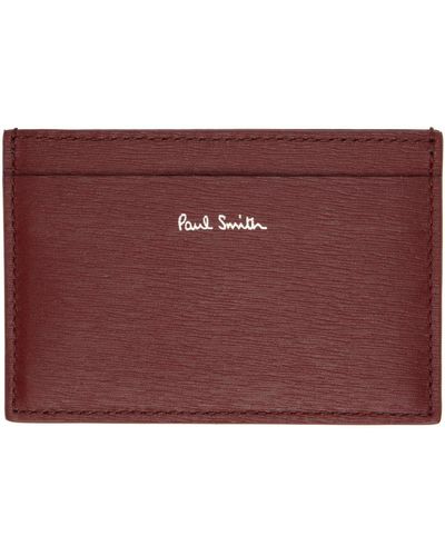 Paul Smith レッド カラーブロック カードケース - マルチカラー
