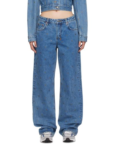 Ksubi Jean low rider bleu