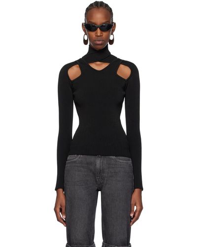 Coperni Cutout Sweater - Black