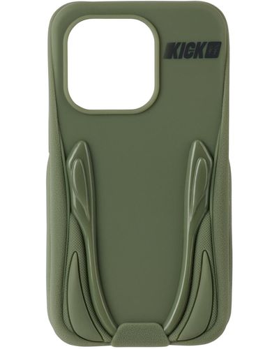 Urban Sophistication 'The Kick' Iphone 14 Pro Case - Green