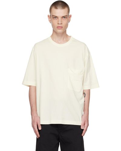 Lemaire Off-white Garment-dyed T-shirt