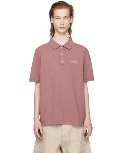 Golden Goose Pink Embroidered Polo - Multicolor