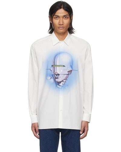 Stella McCartney White Sexy Robot Shirt